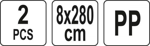 Yato bútorszállító heveder 80 x 2800 mm (2 db/cs)