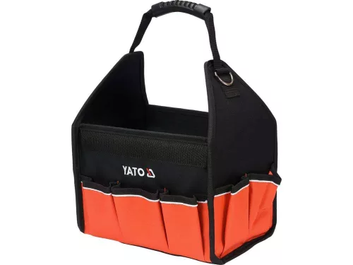 Yato szerszámos táska 12 zsebes nyitott