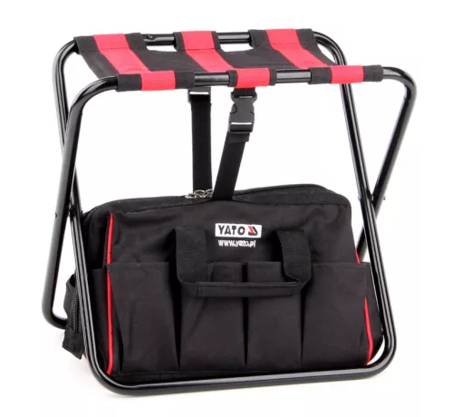 Yato összecsukható szék szerszámtartós 22 zsebes