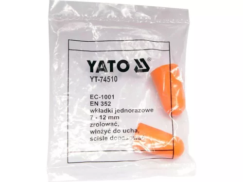 Yato füldugó 7-12 mm (200 pár/cs)