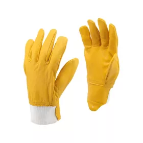 Yato munkavédelmi kesztyű bőr 10-es sárga