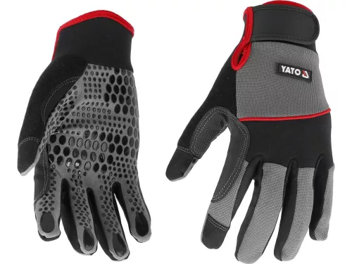 Yato munkavédelmi kesztyű 9-es pöttyözött