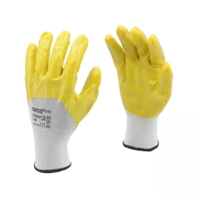Yato szerelő kesztyű (Nitril mártott SÁRGA) 9-es