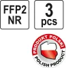 Yato pormaszk FFP2/KZ NR szelepes (3 db/cs)