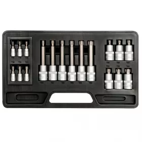 Yato bit dugókulcs készlet 18 részes Torx 1/4", 1/2" CrV