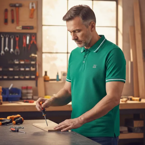 Yato galléros póló XL-es méret zöld