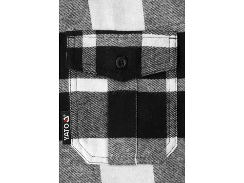 Yato kockás ing XL-es méret fehér
