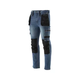 Yato munkavédelmi farmer hosszúnadrág L/XL-es méret 17 zsebes sötétkék