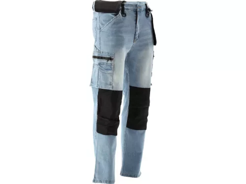 Yato munkavédelmi farmer hosszúnadrág M-es méret 17 zsebes