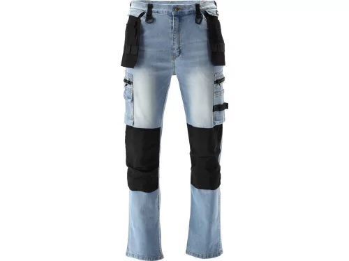 Yato munkavédelmi farmer hosszúnadrág L/XL-es méret 17 zsebes