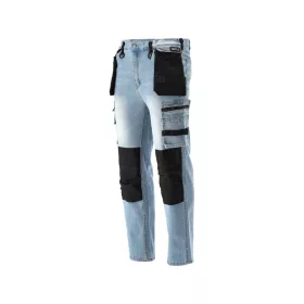 Yato munkavédelmi farmer hosszúnadrág XL-es méret 17 zsebes