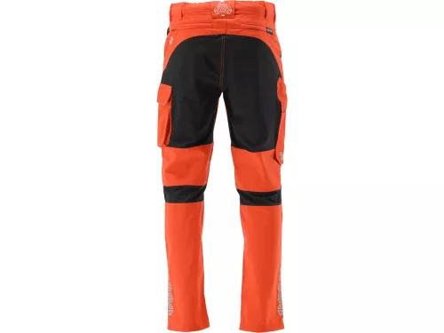 Yato munkavédelmi hosszúnadrág M-es méret narancssárga SERWAL