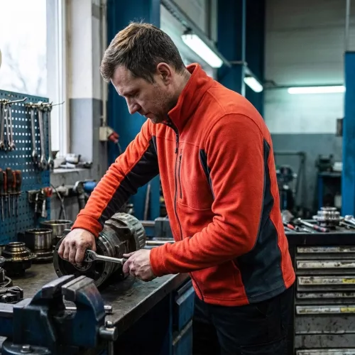 Yato munkavédelmi pulóver polar L-es méret ROSE