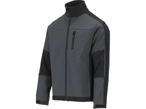 Yato munkavédelmi softshell kabát szürke-fekete 2XL-es méret 3 zsebes