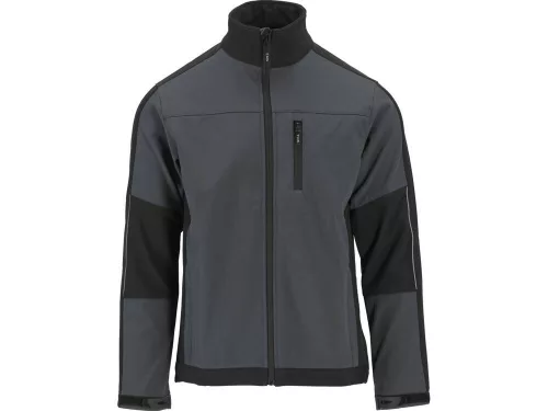 Yato munkavédelmi softshell kabát szürke-fekete 2XL-es méret 3 zsebes