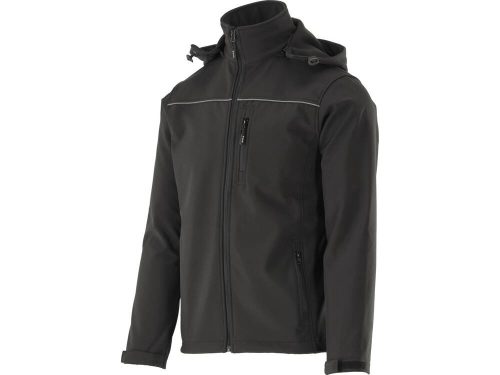 Yato munkavédelmi softshell kabát kapucnival fekete M-es méret 3 zsebes