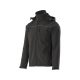 Yato munkavédelmi softshell kabát kapucnival fekete M-es méret 3 zsebes
