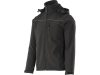 Yato munkavédelmi softshell kabát kapucnival fekete L-es méret 3 zsebes