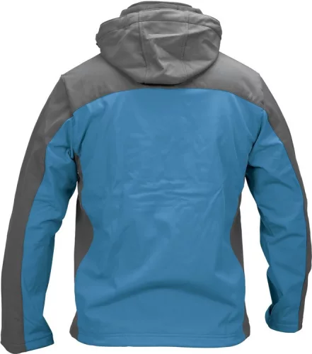 Yato munkavédelmi softshell kabát kapucnival kék-szürke M-es méret