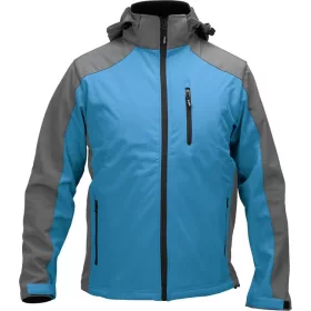 Yato munkavédelmi softshell kabát kapucnival kék-szürke XL-es méret