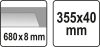Yato kézi fahasító 680 x 8 mm
