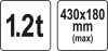 Yato rönkhasító 1,2 t
