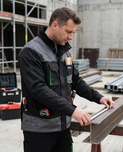 Yato munkavédelmi kabát L/XL-es méret 8 zsebes
