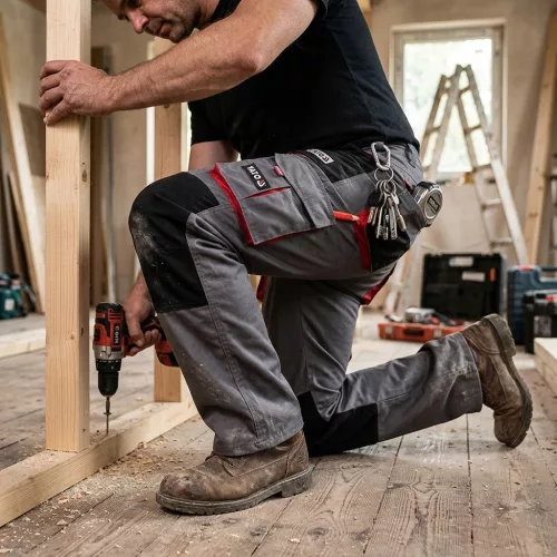 Yato munkavédelmi hosszúnadrág XL-es méret 5 zsebes Dan