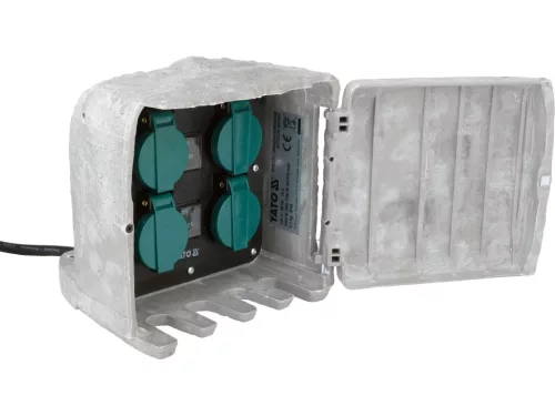 Yato kültéri aljzat kő mintájú IP44 4x230V