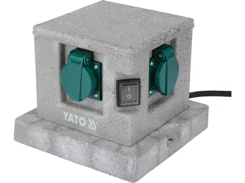 Yato kültéri aljzat, hatszögű, földbedugható IP44 4X230V