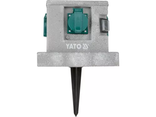 Yato kültéri aljzat, hatszögű, földbedugható IP44 4X230V