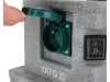 Yato kültéri aljzat, hatszögű, földbedugható IP44 4X230V