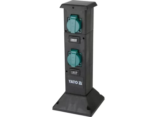 Yato kültéri aljzat oszlop IP44 4×230V