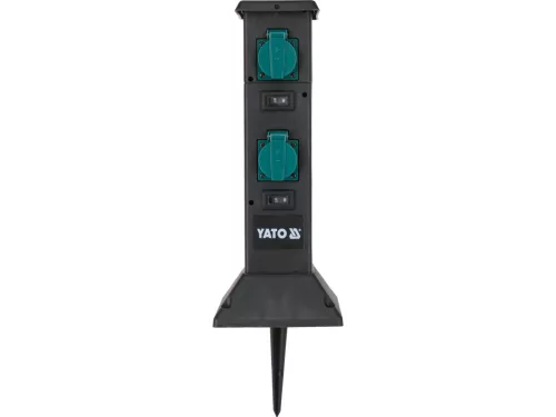 Yato kültéri aljzat oszlop IP44 4×230V