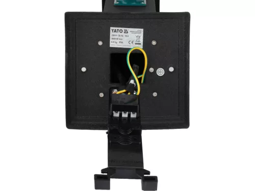 Yato kültéri aljzat, acél oszlop, IP44, 4x230V