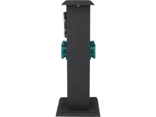 Yato kültéri aljzat, acél oszlop IP44 2×230V