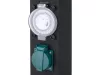 Yato kültéri aljzat, acél oszlop IP44 2×230V