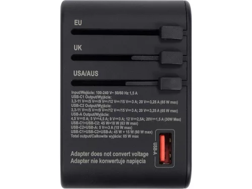 Yato utazó adapter 65 W