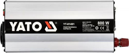 Yato feszültségadapter inverter 12V->230V 800W