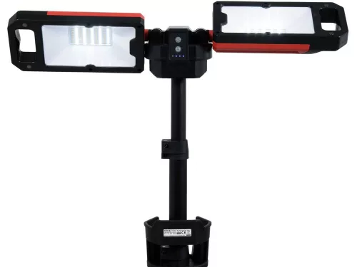 Yato akkus állványos LED dupla reflektor 5000 lumen (akku+töltő)