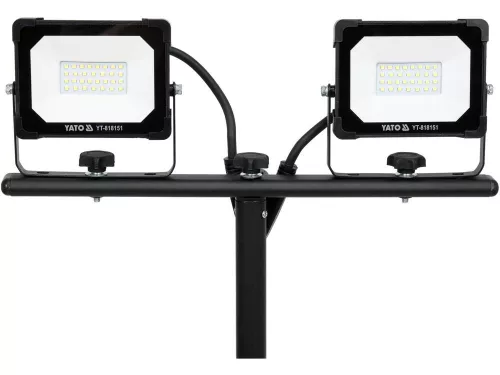 Yato elektromos állványos LED dupla reflektor 3800 lumen 2x20 W