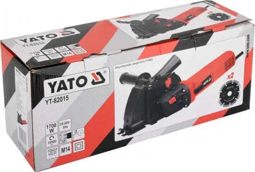 Yato elektromos falhoronymarógép 125 mm 1700 W