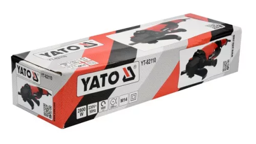 Yato elektromos sarokcsiszoló M14 230 mm 2800 W