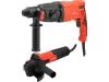 Yato elektromos fúrókalapács SDS plus 3,2J, elektromos sarokcsiszoló 750W készlet