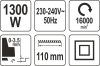 Yato elektromos gyalu 110 mm 1300 W