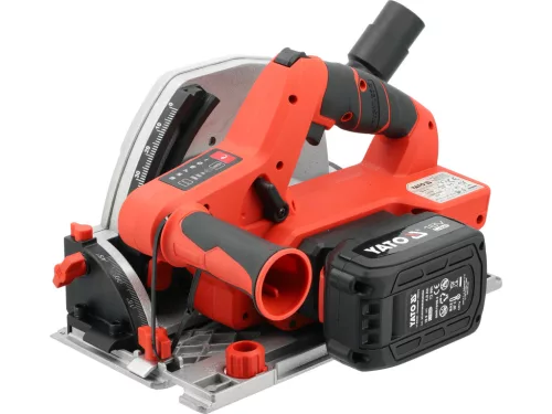 Yato akkus körfűrész 18V, vezetővel, 4Ah akkuval és töltővel