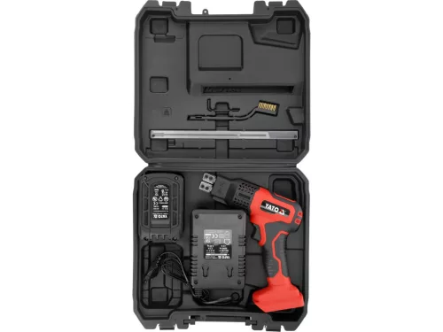 Yato akkus polisztirolvágó kés 18V 200 mm, 4 Ah akkuval és töltővel