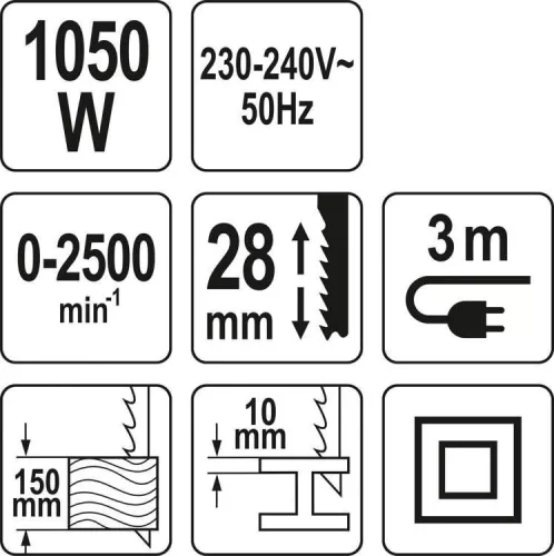 Yato elektromos szablyafűrész 1050 W
