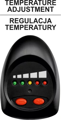 Yato elektromos hőlégfúvó LED kijelző + tartozékok 550 °C 2000 W