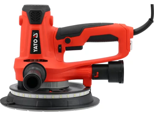 Yato elektromos gipszkarton csiszoló 900W 180mm, LED